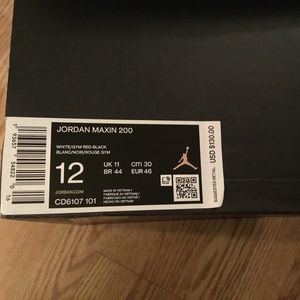 Mens white patent Nike Air Jordans